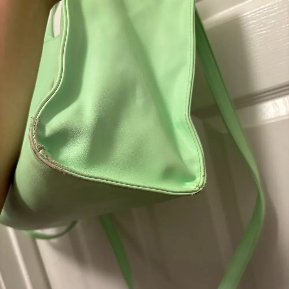 TELFAR•Medium tote double mint green